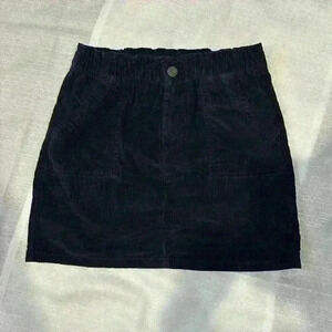 Girls Old Navy, navy corduroy skirt, size L 10-12